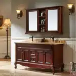 Rustic-Style-Bathroom-Furniture-Double-Vanity-Cabinet-GSP14-041- Bathroom Furniture in Lahore