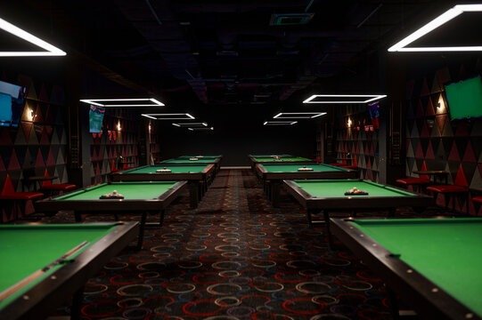 Snooker Club Interior Design
